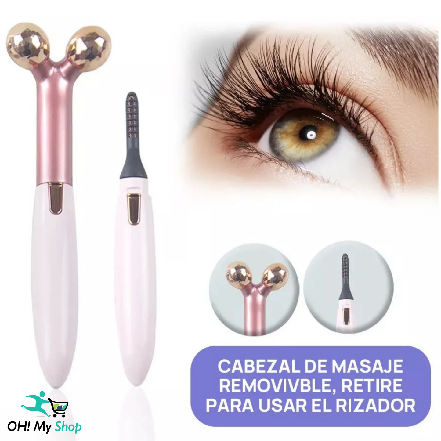 BellaLift™ - Rizador de Pestañas y Masajeador Facial ¡PROMO 2X1!
