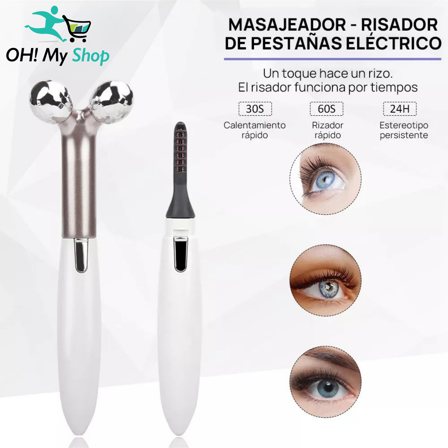BellaLift™ - Rizador de Pestañas y Masajeador Facial ¡PROMO 2X1!