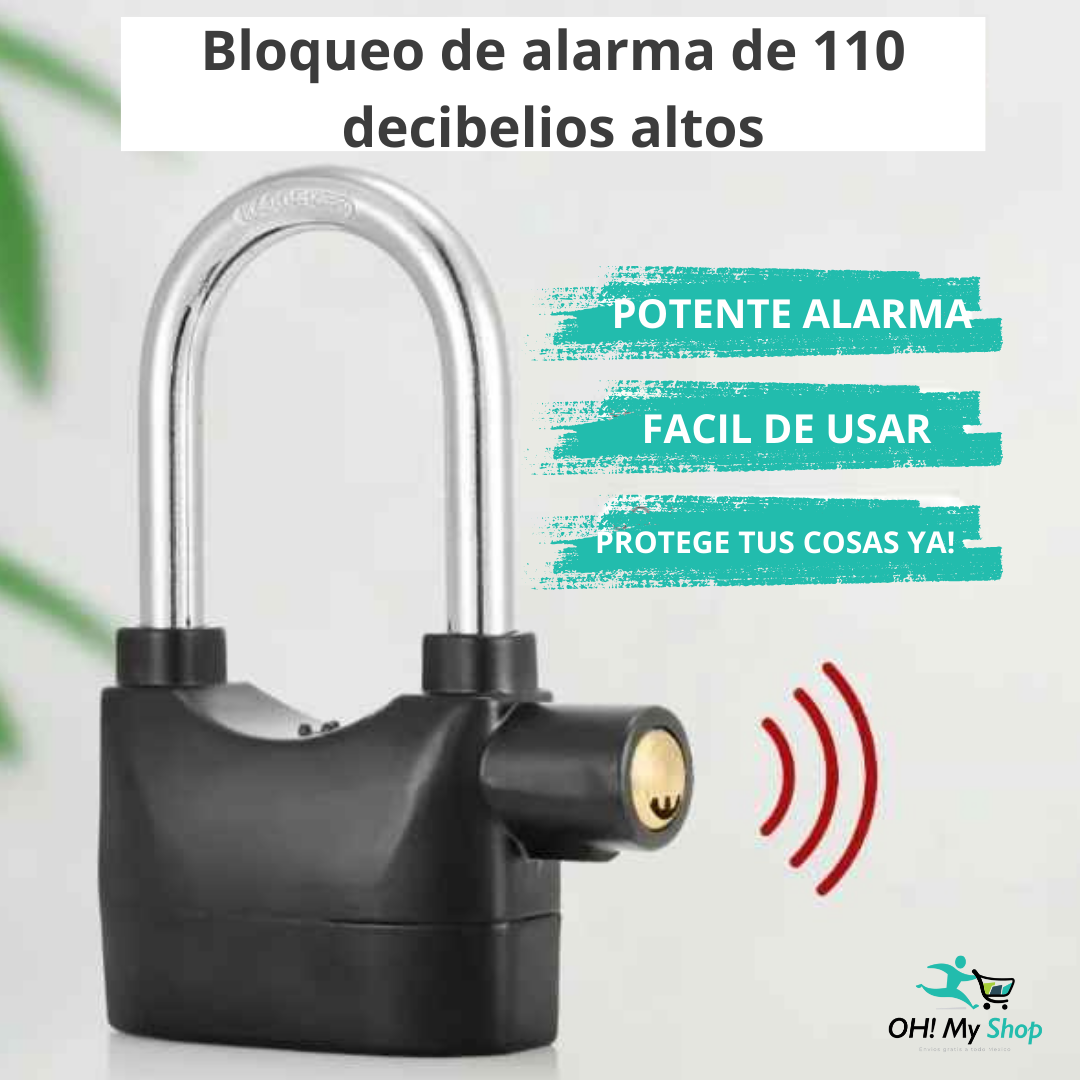 Candado con alarma Security-Pro
