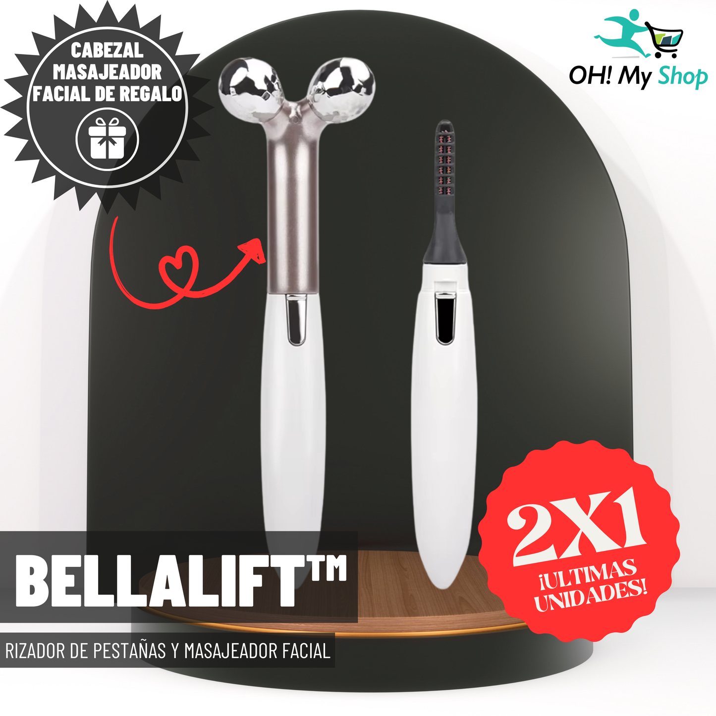 BellaLift™ - Rizador de Pestañas y Masajeador Facial ¡PROMO 2X1!