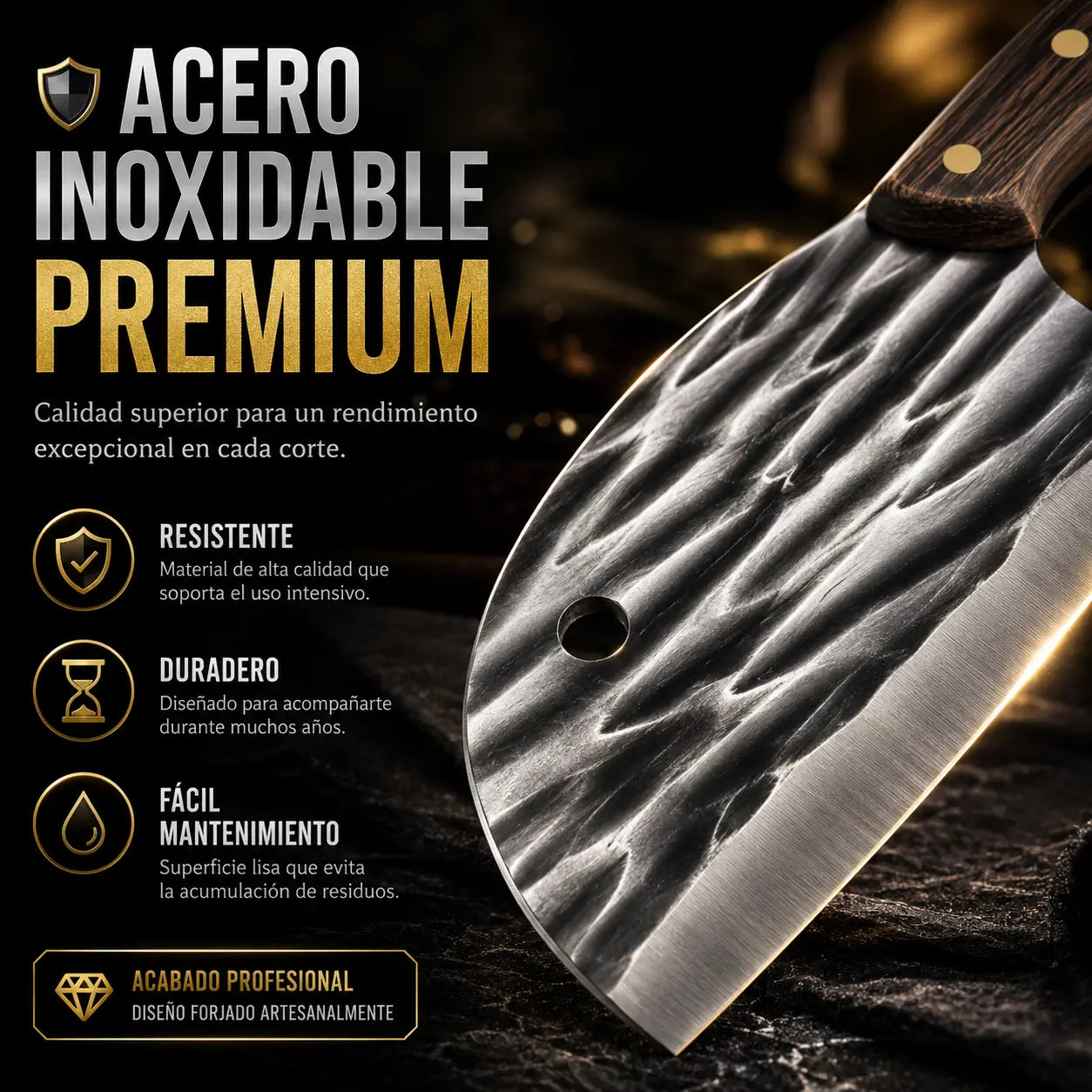 Tazaki® Chef Pro: Cuchillo Multifuncional de Cocina