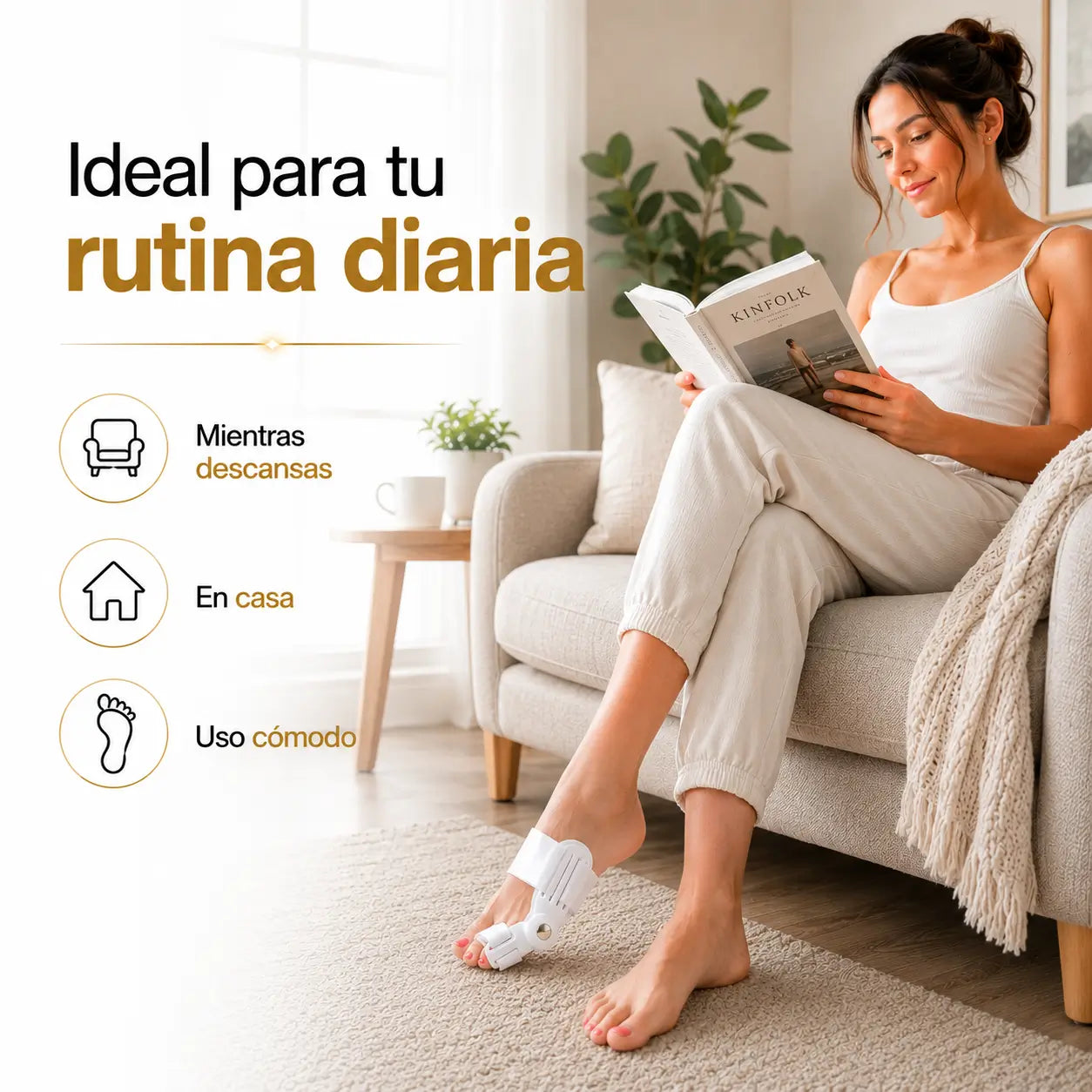 BunionCare Pro®: Corrector Ortopédico Ajustable para Juanetes + REGALO Sorpresa