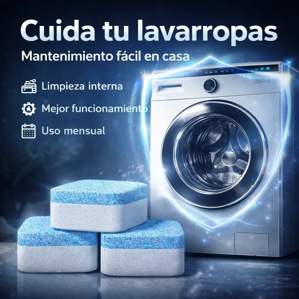 ¡PROMO 2x1! 24 Pastillas Limpiadoras para Lavadora: Elimina Olores y Deja tu Máquina Como Nueva en Minutos