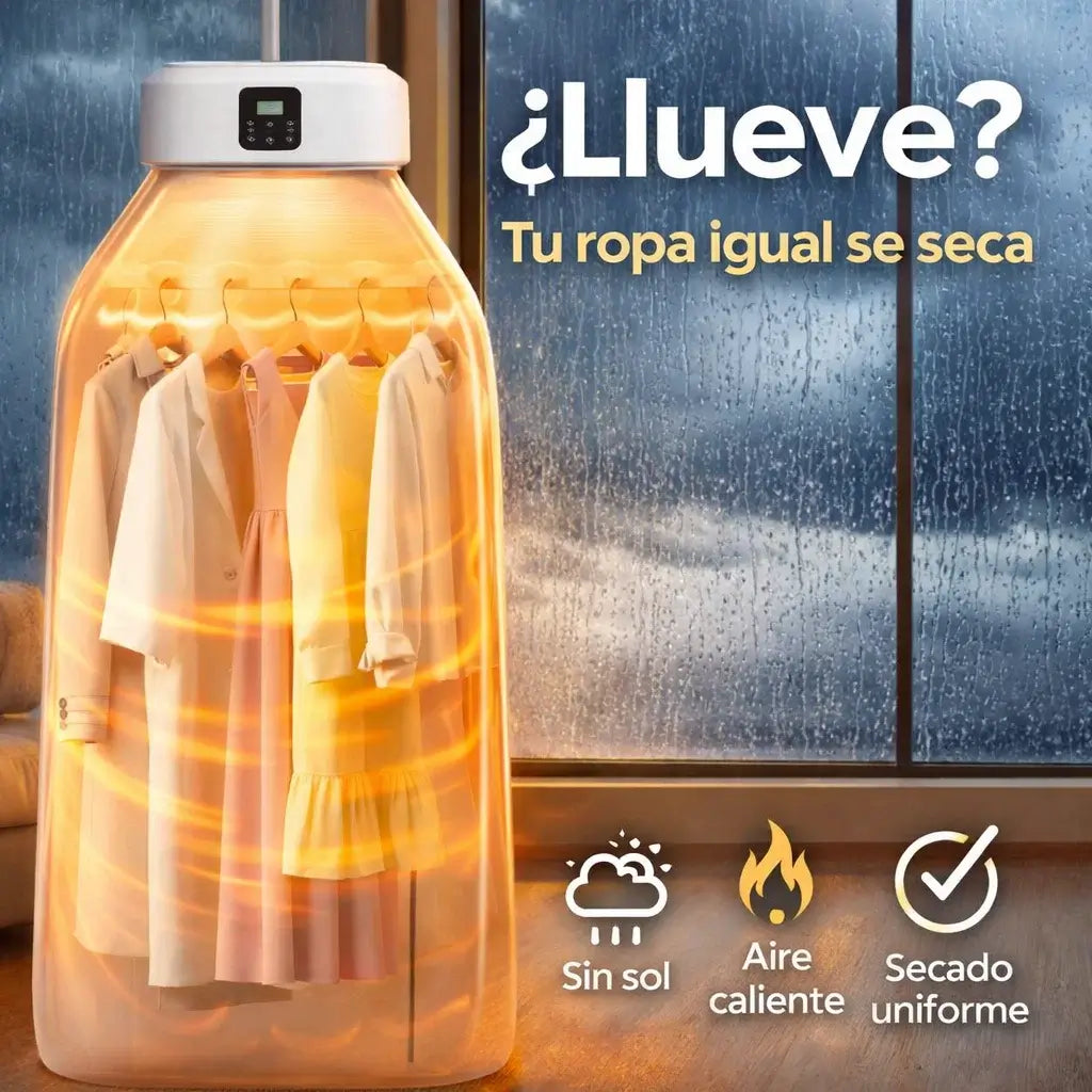 TurboDry 360°®️: Secadora Portátil Plegable