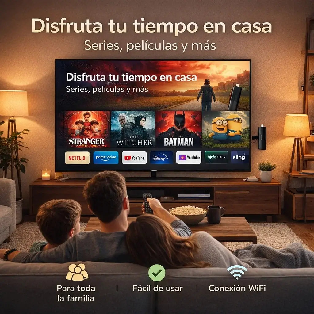 SmartStick 4K®️: Convierte tu TV en Smart en segundos