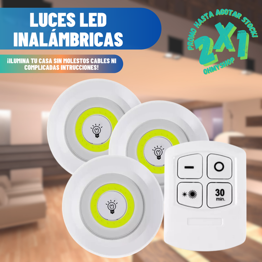 Luces LED Inalámbricas - ¡PROMO 2X1!