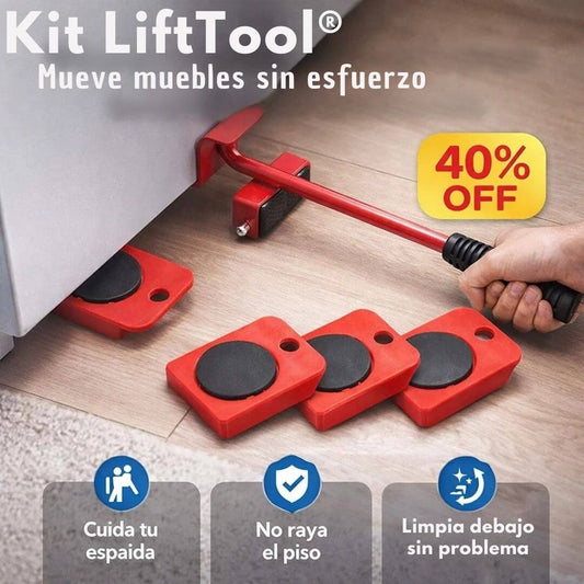 Kit LiftTool®: Levanta, desliza y reorganiza sin ayuda
