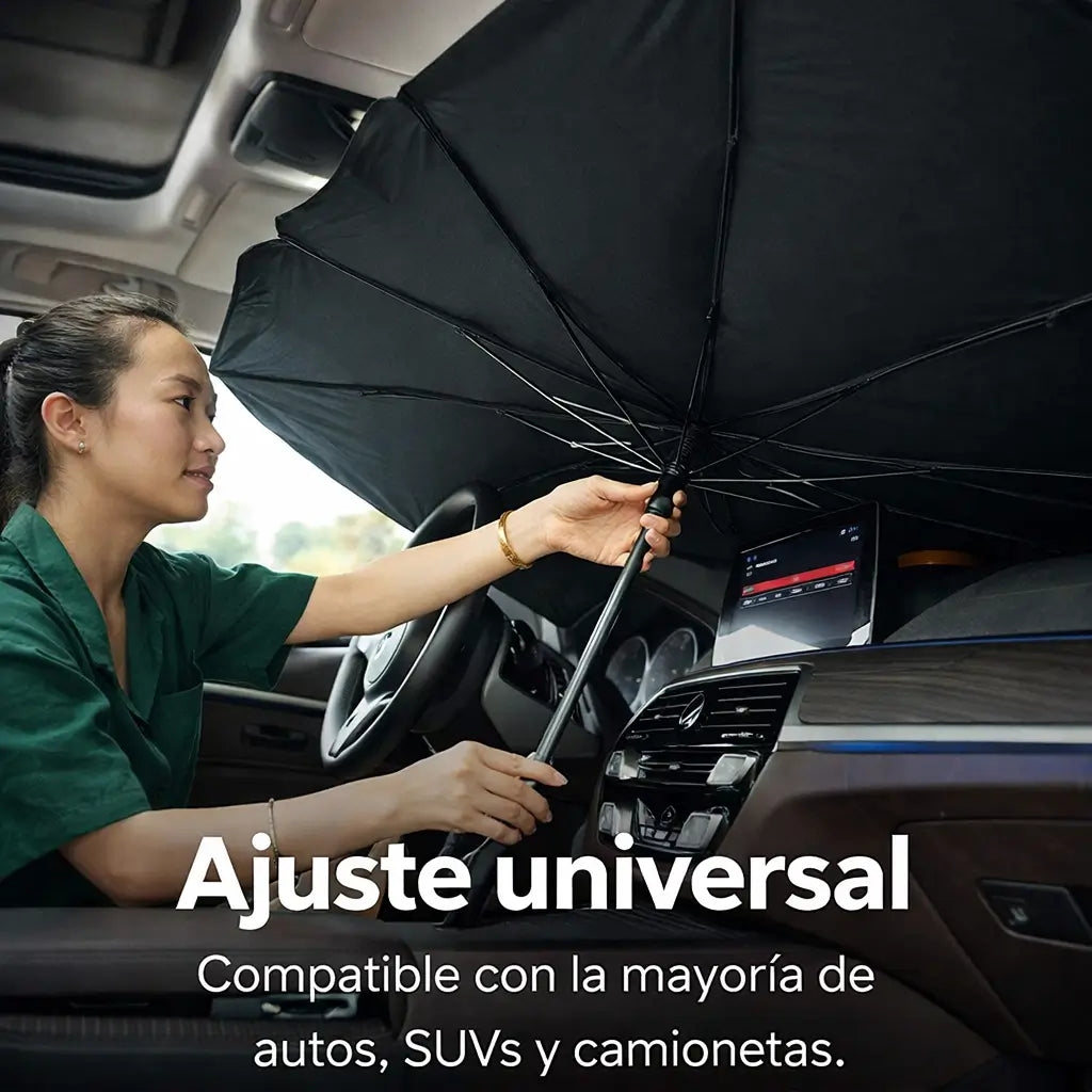 Parasol Plegable Winuerk®️: Protección Total contra el Calor