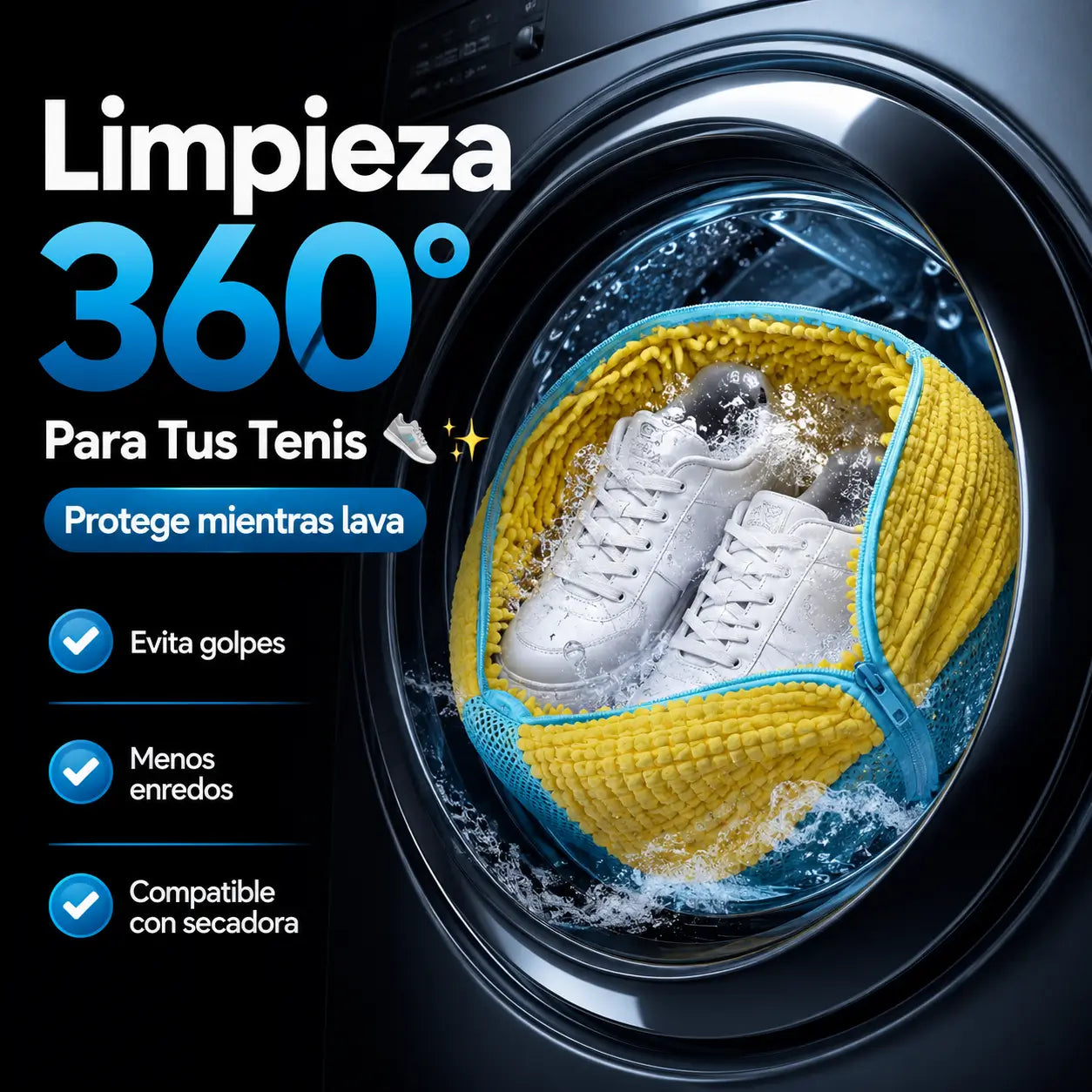 ¡PROMO 2X1! TenisClean Pro®️: Menos golpes, menos ruido y más limpieza