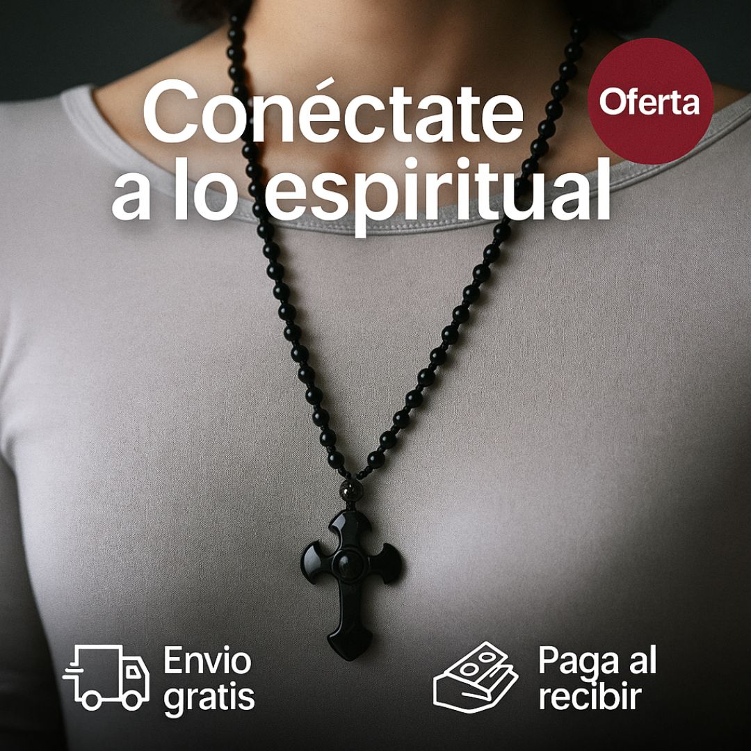Cruz de Obsidiana®️: Protege tu Energía con Estilo ⚡️2X1⚡️