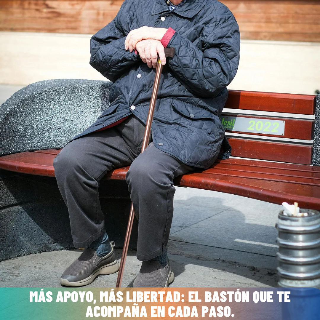 Bastón FlexiStep™: Apoyo y estabilidad en cada paso.