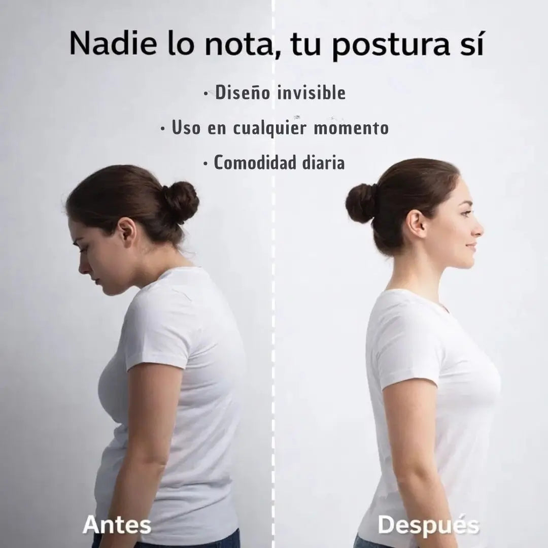 ¡PROMO 2X1! PostureFlex Pro®️: Corrector de Postura Ajustable e Invisible