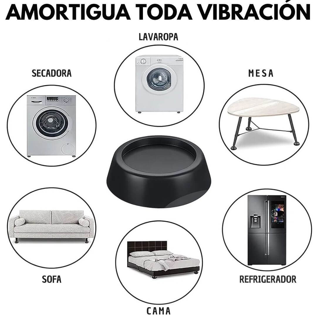 SET X4 - Almohadillas Antideslizantes: Más Estabilidad, Menos Ruido y Mayor Durabilidad.