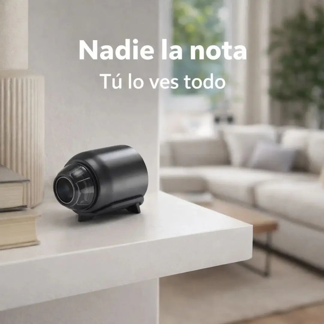 MiniCam Pro WiFi®️: Mini cámara WiFi HD con control desde tu celular.
