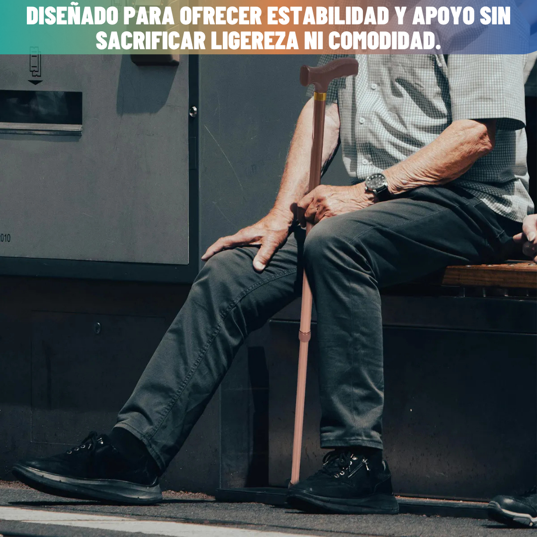 Bastón FlexiStep™: Apoyo y estabilidad en cada paso.