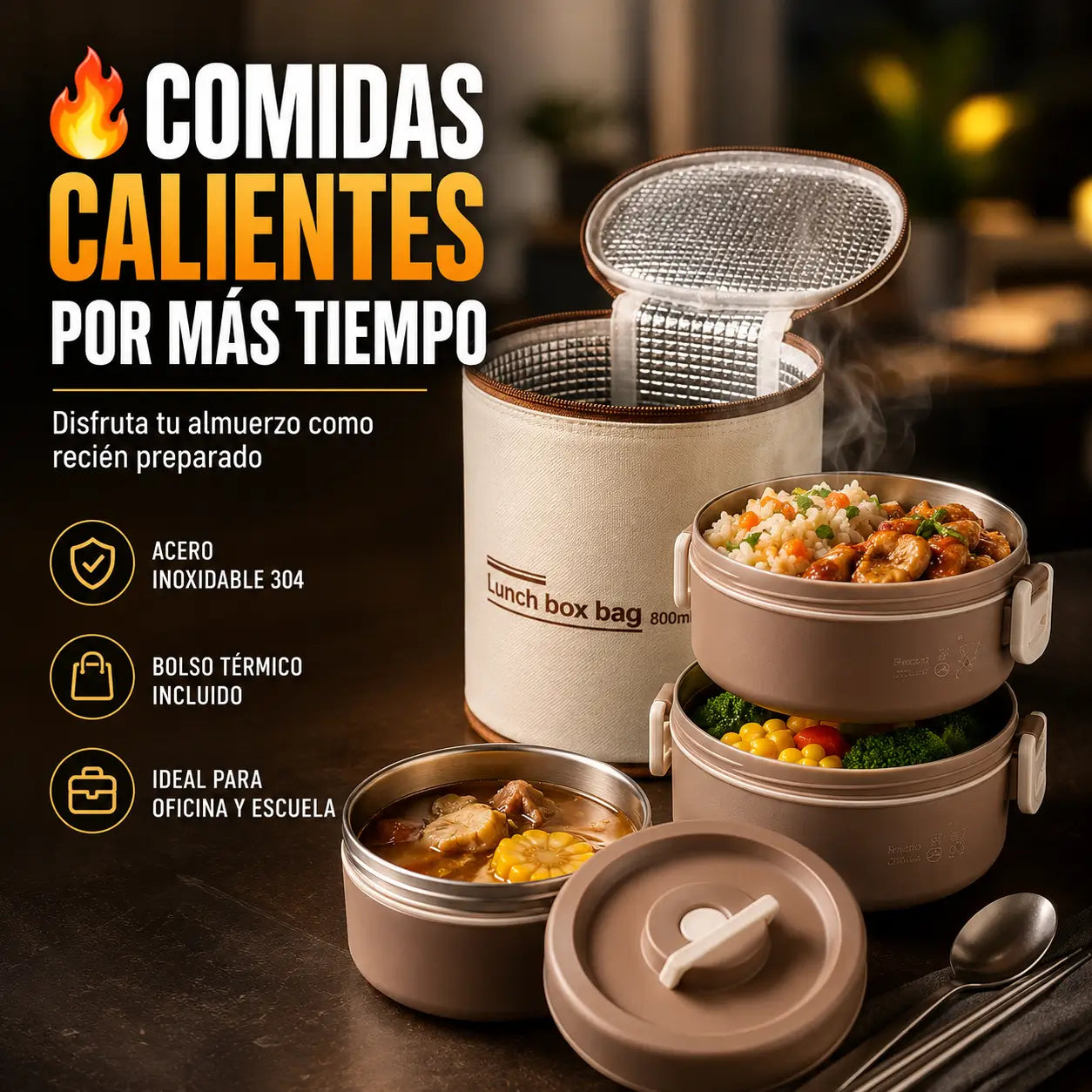 LunchPro®️: La Lonchera Térmica Premium para Llevar tus Comidas