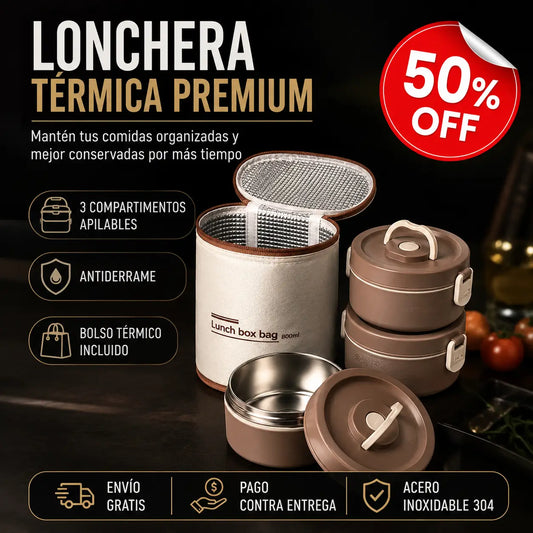 LunchPro®️: La Lonchera Térmica Premium para Llevar tus Comidas
