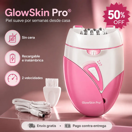 GlowSkin Pro®: Depiladora Eléctrica Recargable