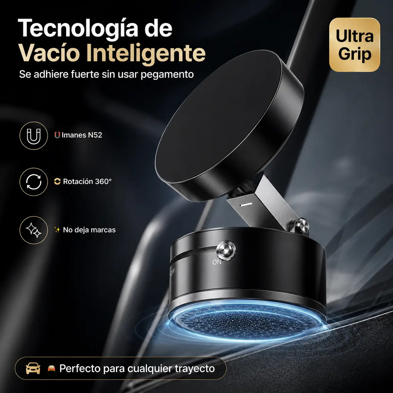 ¡PROMO 2X1! MagGrip Ultra®: Soporte Magnético Inteligente 360°