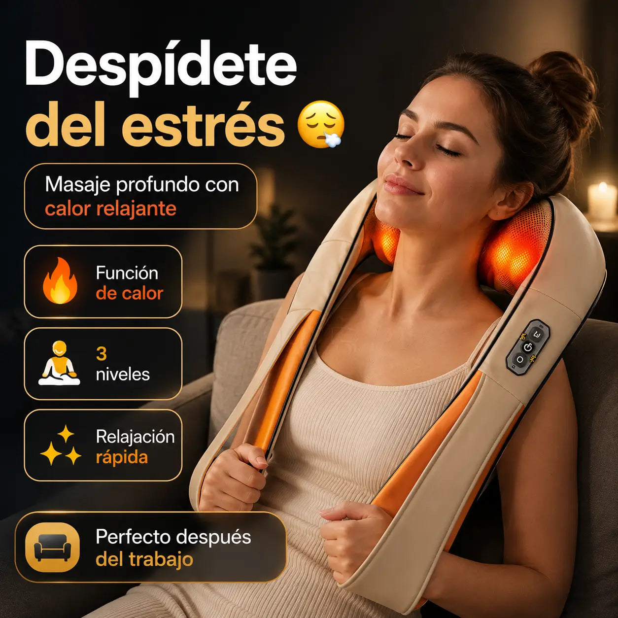 RelaxHeat Pro®️: Relaja cuello, espalda y músculos en minutos 🔥