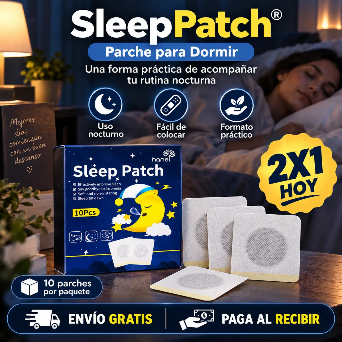 ¡PROMO 2X1! SleepPatch®️: Parche Nocturno para Dormir
