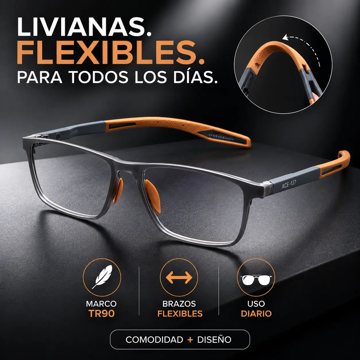 OptiFlex TR90®: Gafas Multifocales Fotocromáticas con Filtro de Luz Azul