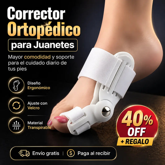 BunionCare Pro®: Corrector Ortopédico Ajustable para Juanetes + REGALO Sorpresa