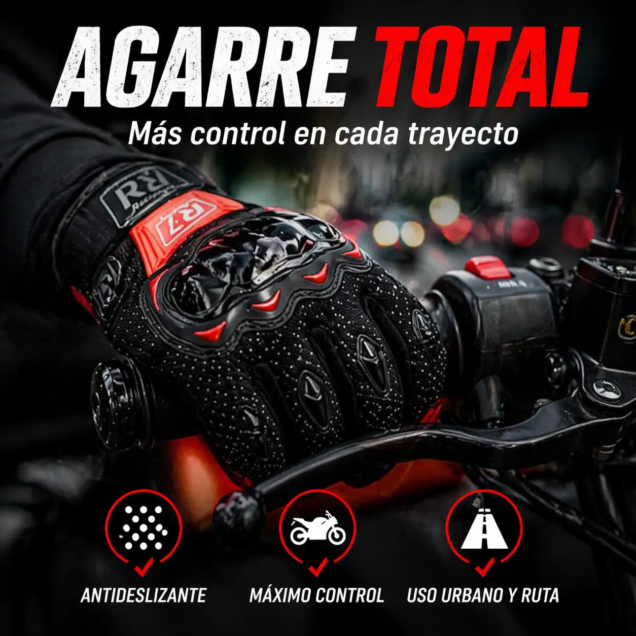 Guantes ProGrip R7®️: Protección Antigolpes y Agarre Total