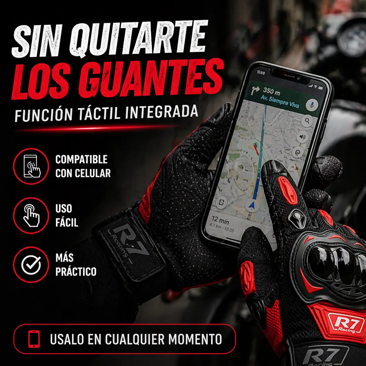 Guantes ProGrip R7®️: Protección Antigolpes y Agarre Total