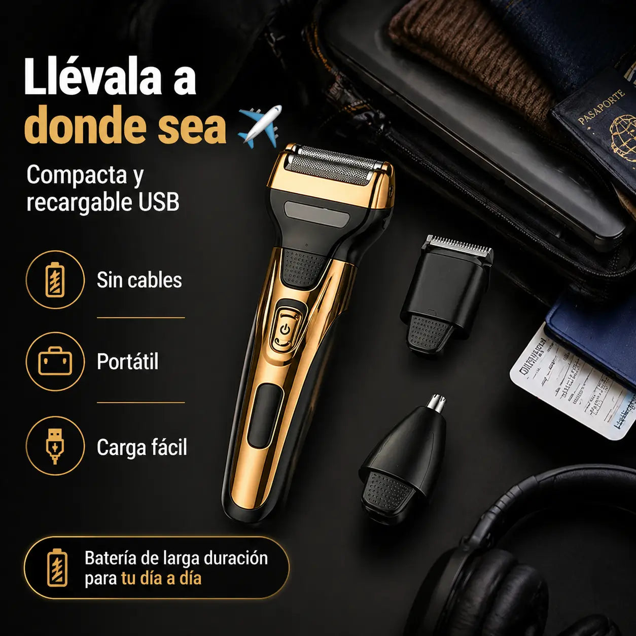 ProShave RAF®️: Rasuradora Multifuncional 3EN1