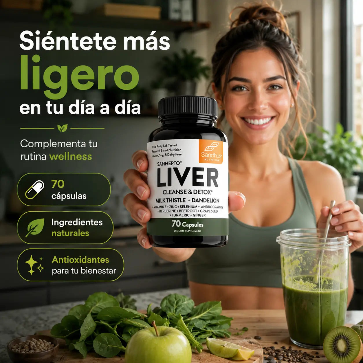¡PROMO 2X1! Suplemento Liver Zen Detox®️: Bienestar y equilibrio en solo 2 cápsulas al día.