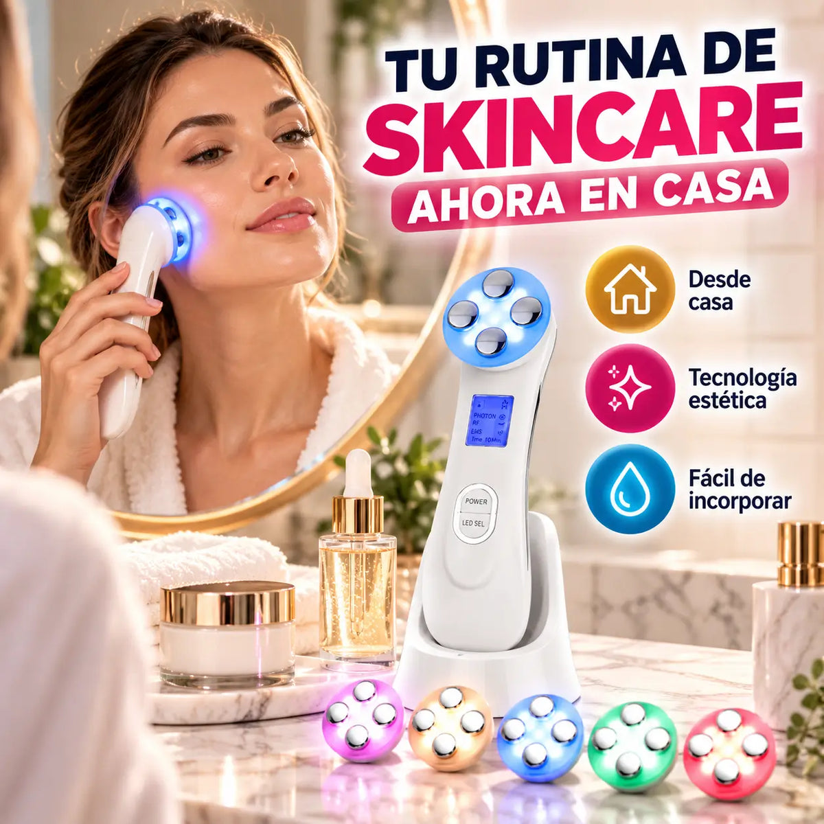 SkinLift Pro®: Radiofrecuencia + Electroporación 2EN1