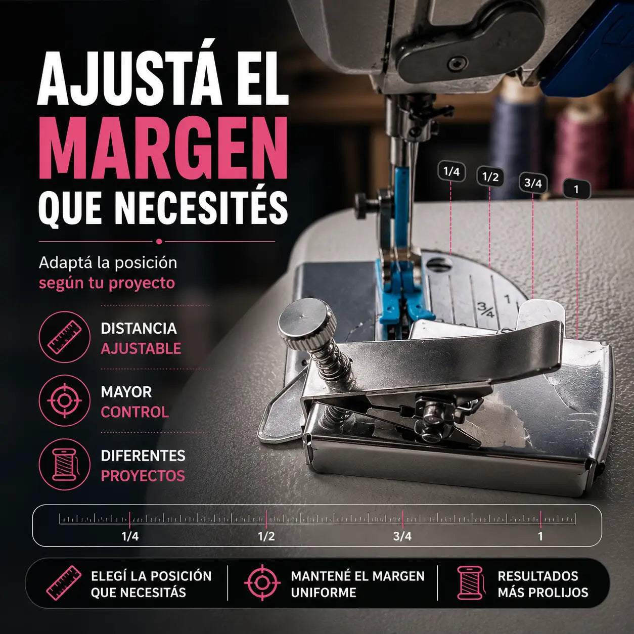 SewGuide® – Guía Magnética de Precisión