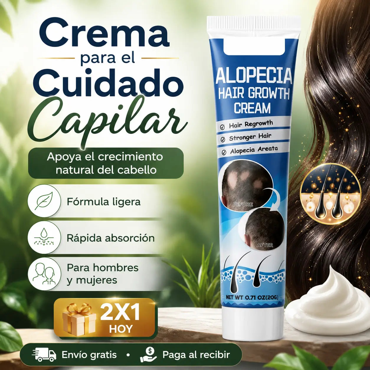 FoliMax®️:  Cuida tu cuero cabelludo y apoya el crecimiento natural del cabello