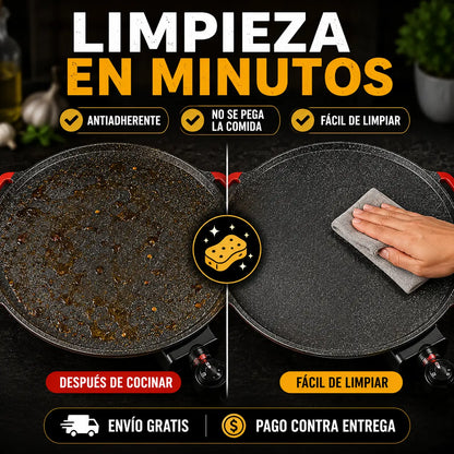 GrillMaster Pro®: Parrilla Eléctrica Antiadherente XL