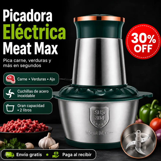 Meat Max®: Picadora Eléctrica Multifuncional