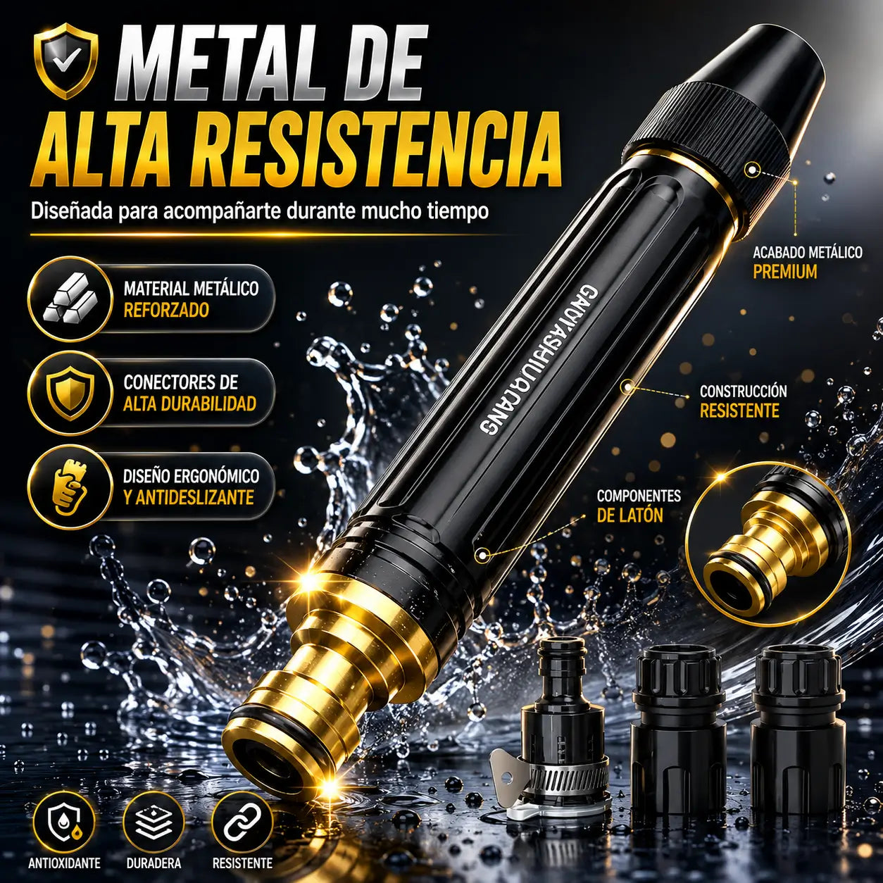 HydroJet Pro®️: Pistola de Agua de Alta Presión Multifunción