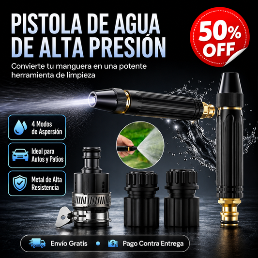 HydroJet Pro®️: Pistola de Agua de Alta Presión Multifunción