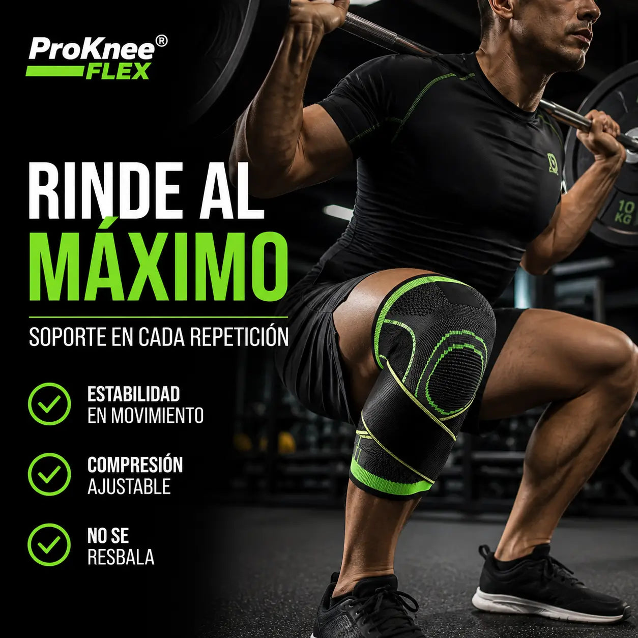 ¡PROMO 2X1! ProKnee Flex®: Rodillera de Compresión Ajustable
