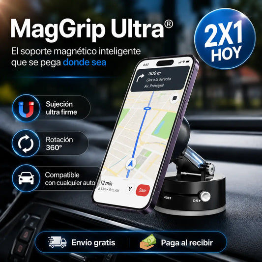 ¡PROMO 2X1! MagGrip Ultra®: Soporte Magnético Inteligente 360°
