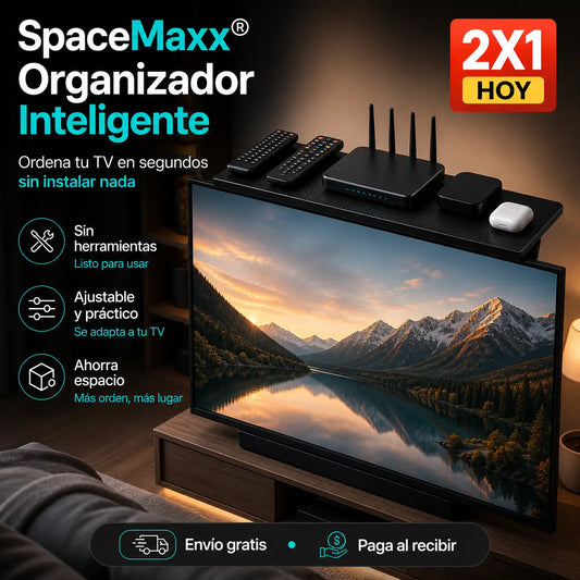 ¡PROMO 2X1! SpaceMaxx®: El organizador que elimina el desorden de tu sala