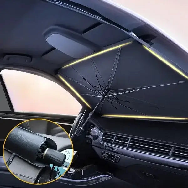 Parasol Plegable Winuerk®️: Protección Total contra el Calor
