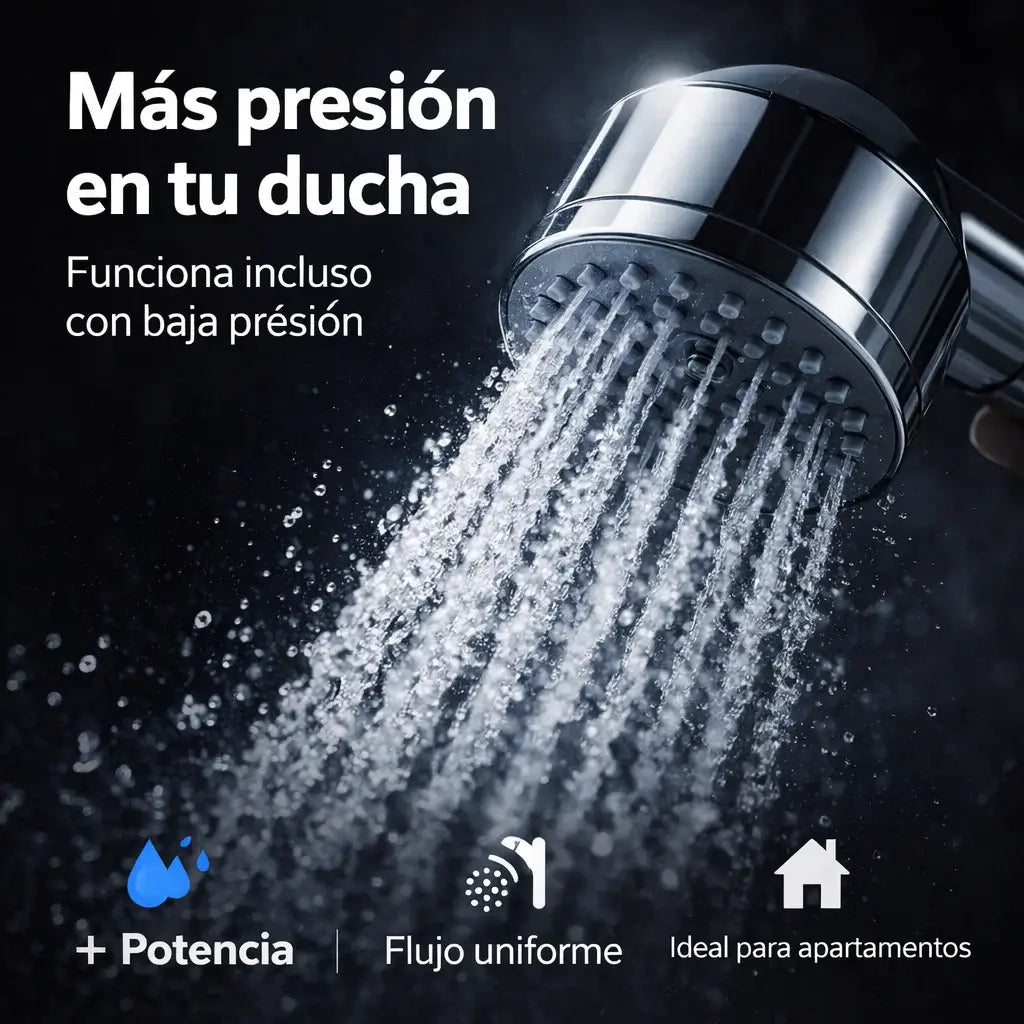 Cabezal de Ducha Multifuncional de Alta Presión: Más Potencia y Menos Desperdicio de Agua
