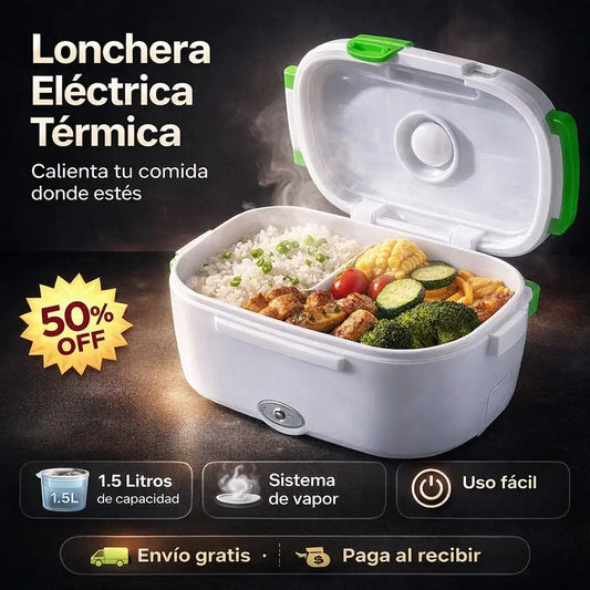 Lonchera Eléctrica Térmica: Calienta tu Comida Donde Estés