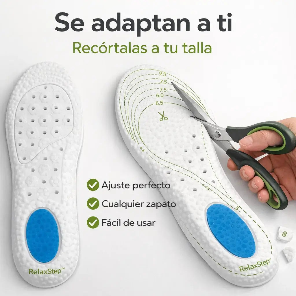 RelaxStep®️: Plantillas Ortopédicas, Comodidad Diaria para tus Pies