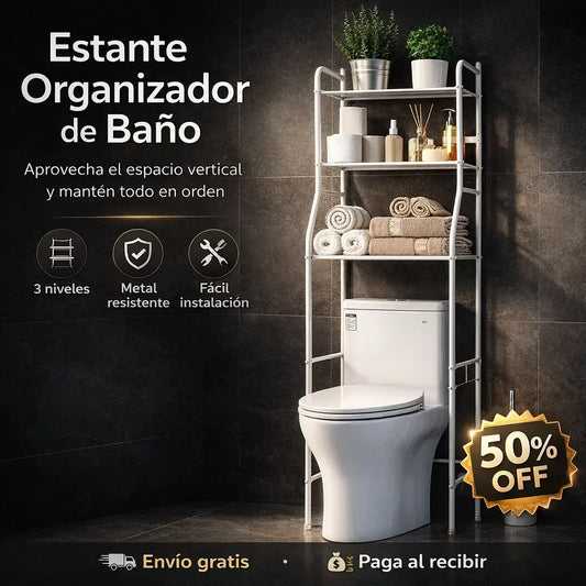 Estante Organizador de Baño: Ordena tu Baño y Aprovecha cada Centímetro