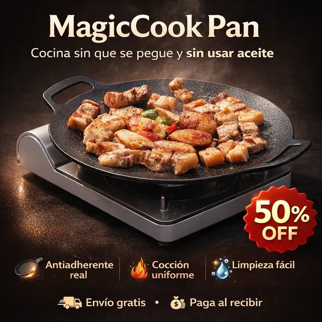 MagicCook Pan®: Sartén Coreana Antiadherente Premium