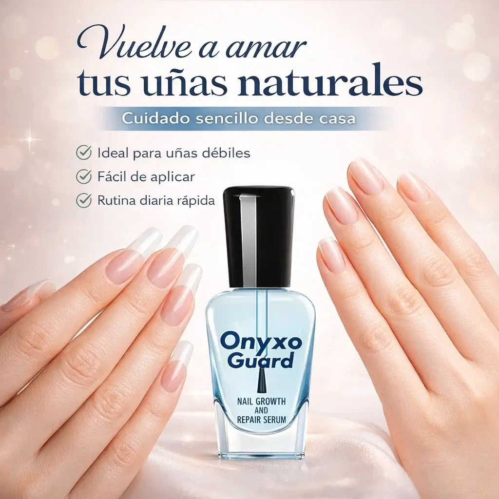 ¡PROMO 3X1! Onyxo Guard®️: El suero que ayuda a fortalecer y revitalizar tus uñas desde la raíz