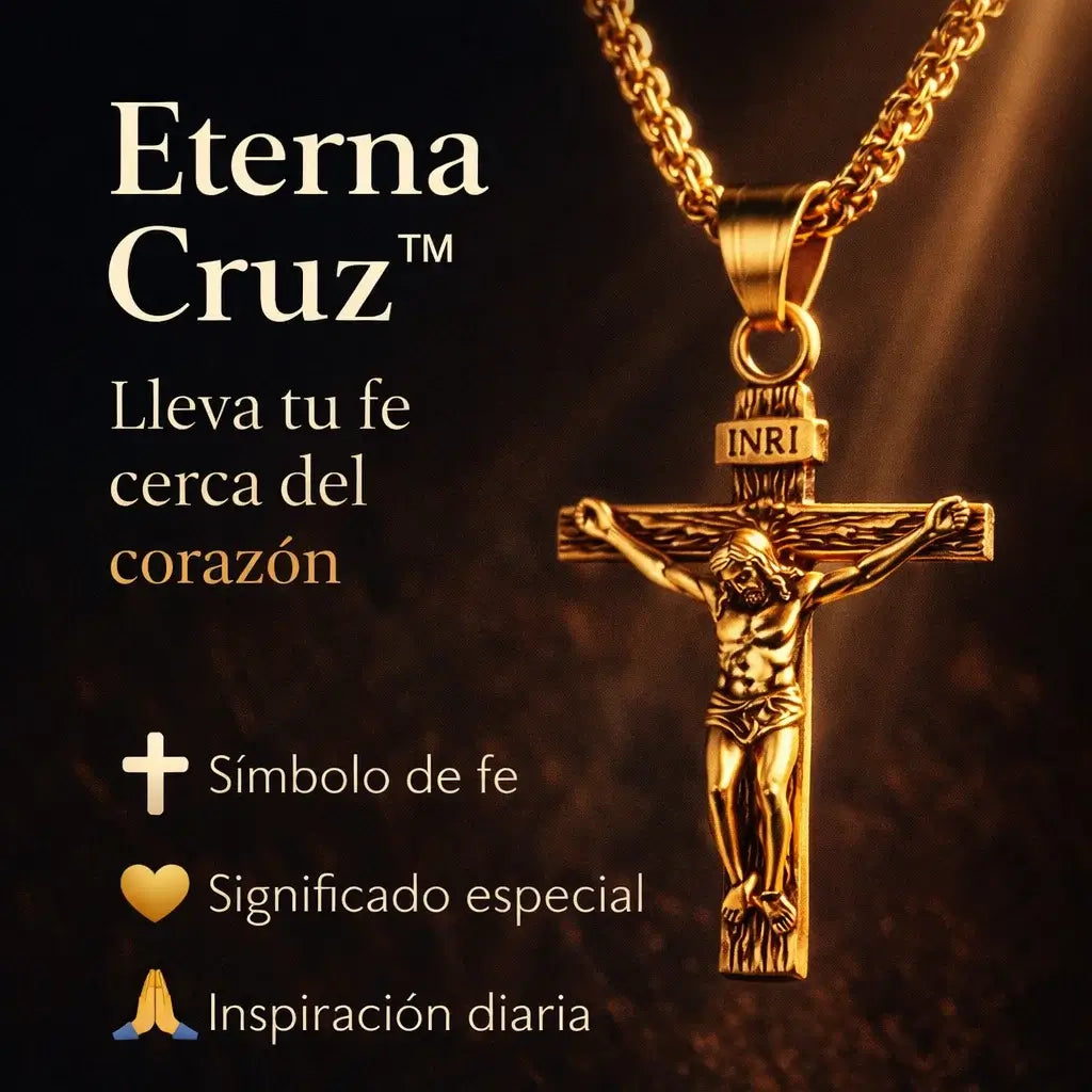 ¡PROMO 2X1! Eterna Cruz®️: Crucifijo de Fe y Esperanza
