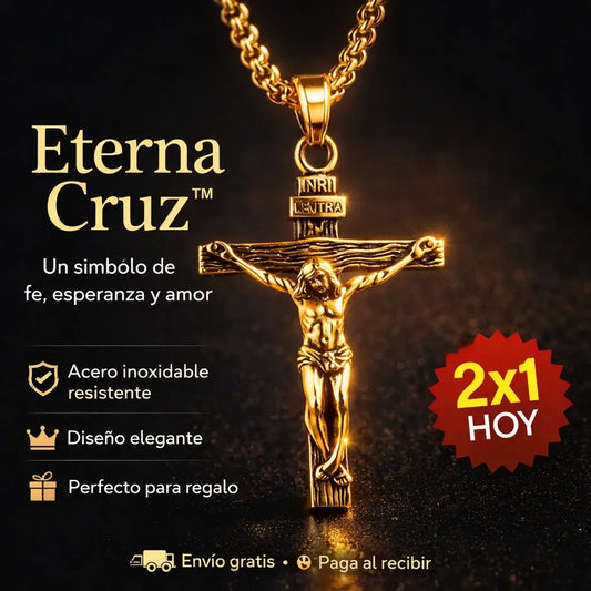 ¡PROMO 2X1! Eterna Cruz®️: Crucifijo de Fe y Esperanza